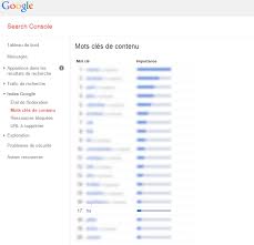 référencement google mots clés