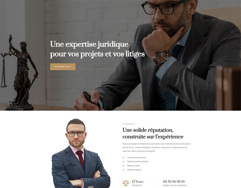site internet pour avocat