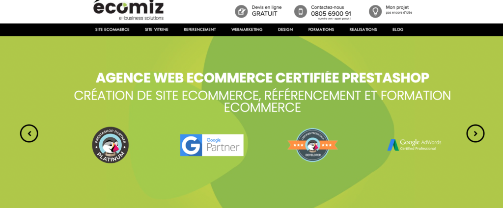 agence référencement prestashop